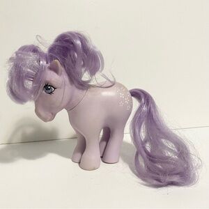My Little Pony 1983 G1 Blossom White Flowers Pony Purple 1980s Horse MLP